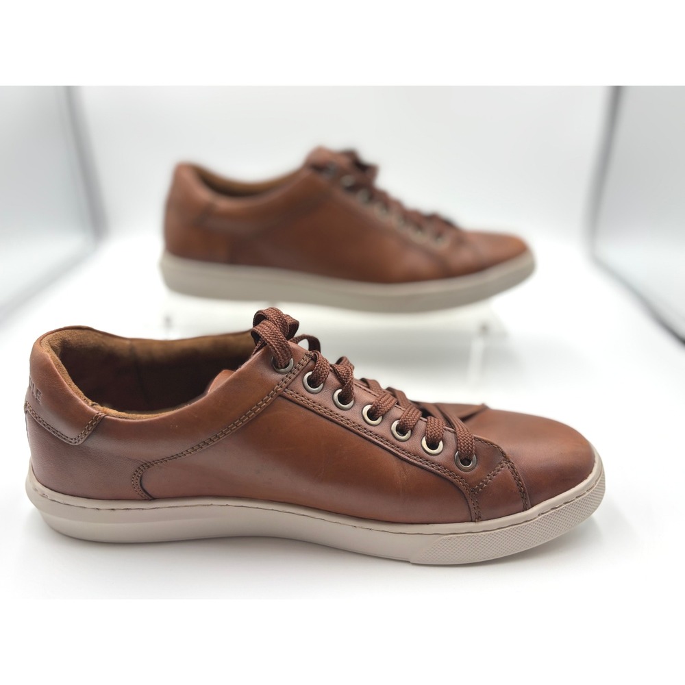 Kenneth Cole Brown Leather Liam Sneaker Mens Size 8 Casual Lace Up